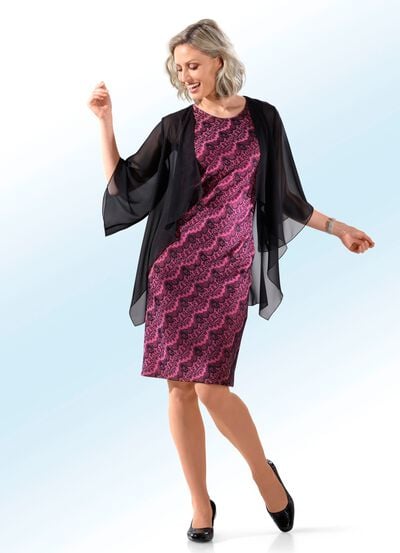 Kleid 2-tlg. mit Chasuble 