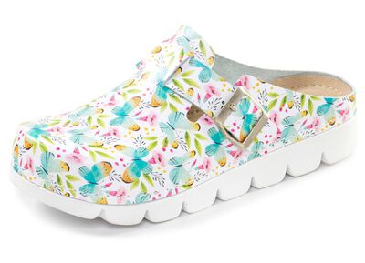 Klassische Damen-Clogs, mit anatomisch, gepolstertem Fußbett 