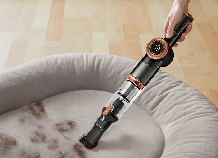 2-in-1 Akku-Hand- und Bodenstaubsauger "MX14 max" mit umfangreichem Zubeh&ouml;r SCHWARZ-ROS&Eacute;GOLD