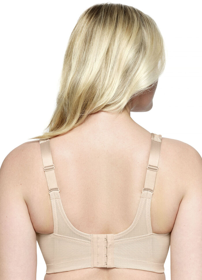 Glamorise Stütz-BH mit Spitzenbesatz 