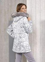 Funktionsjacke mit Fantasiedessin 