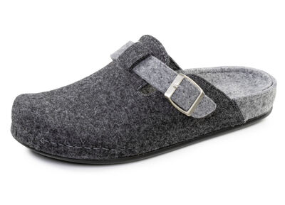 Klassische Herren-Hausschuhe, aus Wollfilz 