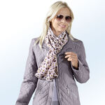 Schal mit Fantasieblüten-Dessin 