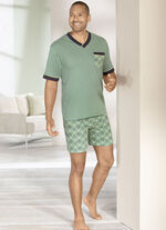 Shorty mit V-Ausschnitt 