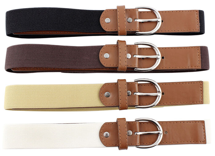 Elastische Gürtel, 4er Set, passend für alle Größen 