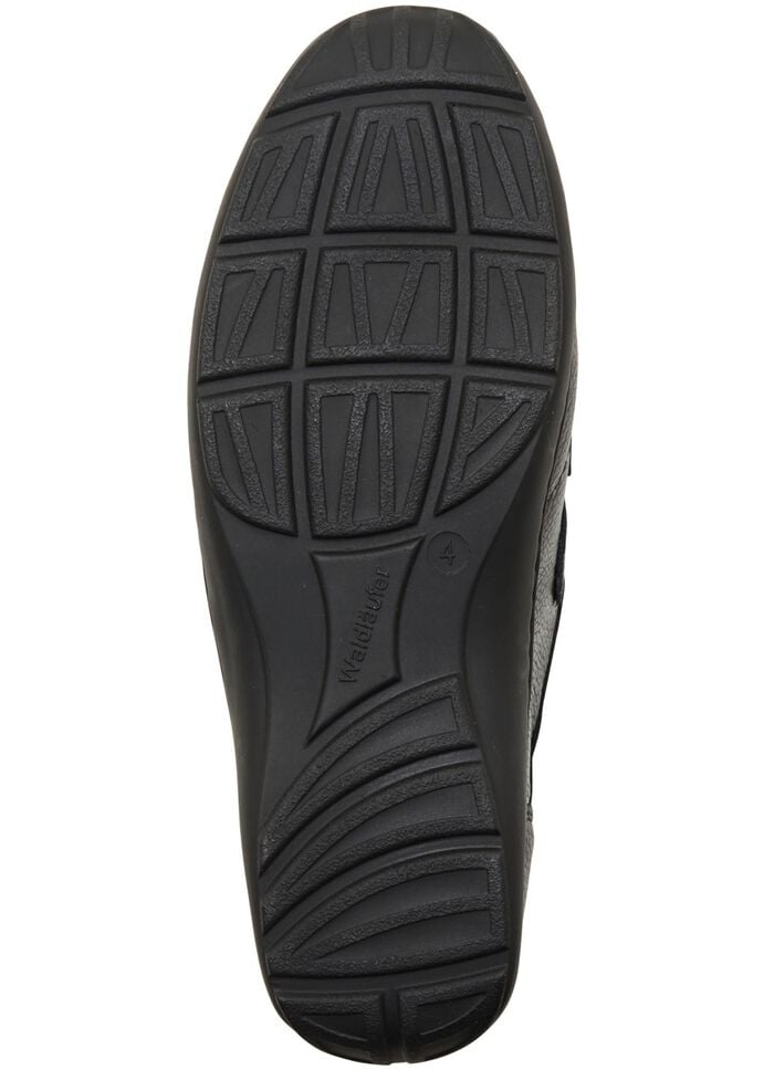 Waldl&auml;ufer, bequeme Damen-Slipper, Weite H, mit herausnehmbarem Fu&szlig;bett 