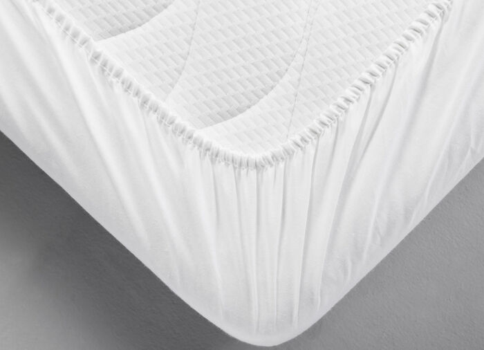 Wasserdichtes, kochfestes Molton-Spannbetttuch von Dormisette 