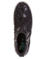 ELENA EDEN, schicke Damen-Boots, Weite H, mit herausnehmbarem Fu&szlig;bett SCHWARZ