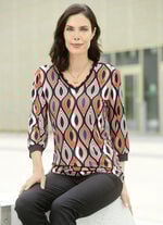 Shirt mit V-Ausschnitt 