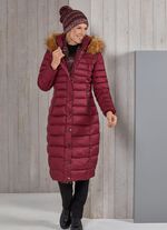 Funktionsmantel mit gef&auml;lteltem Stehkragen 