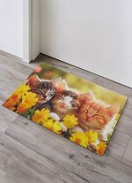 Fu&szlig;matte mit rutschhemmender R&uuml;ckseite 