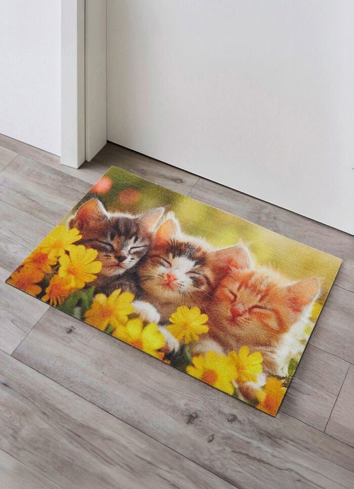 Fu&szlig;matte mit rutschhemmender R&uuml;ckseite 