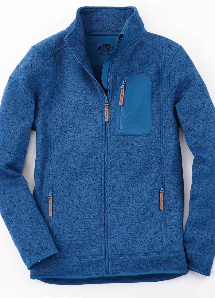 Strickfleece-Kurzjacke 