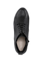 Andrea Conti Schnür-Stiefelette aus Synthetik SCHWARZ