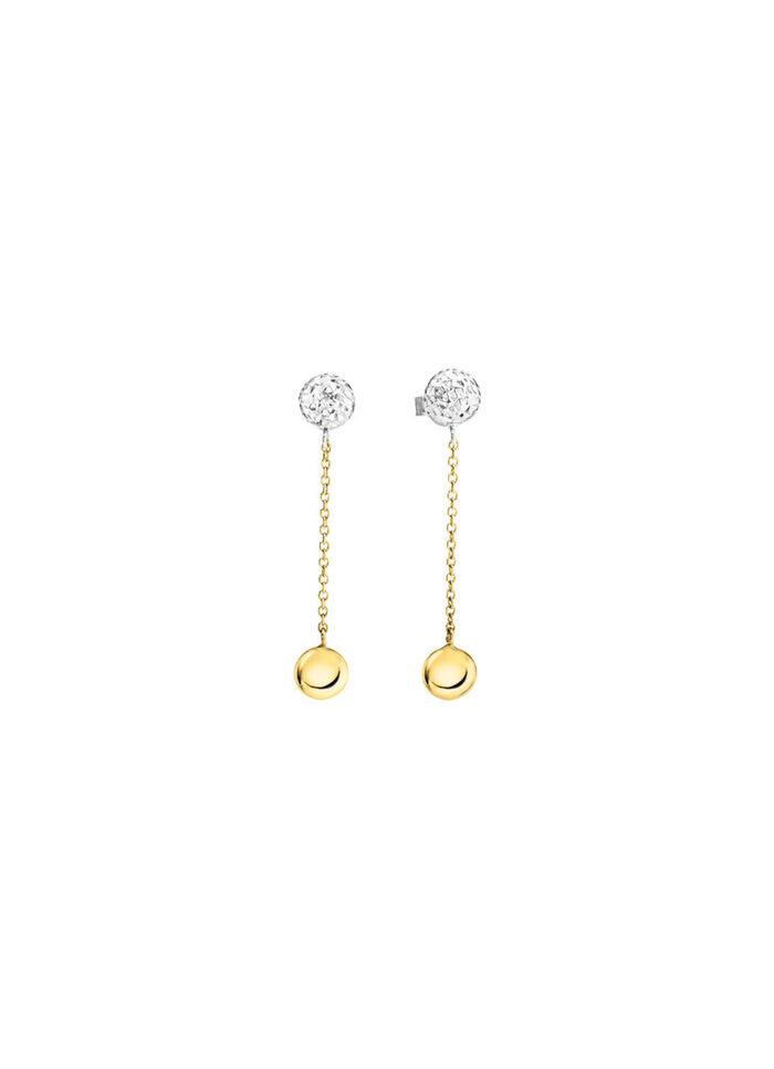 Wunderschöne Ohrstecker in Bicolor 