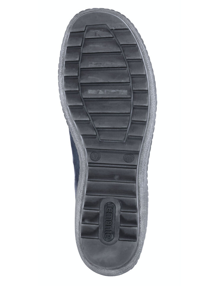 Remonte, bequeme Damen-Sneaker, Weite G, mit herausnehmbarem Fußbett BLAU