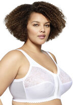 Glamorise St&uuml;tz-BH mit Vorderverschluss WEISS