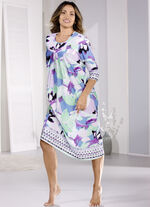 Laurina Nachthemd mit tollem Bordürendruck 