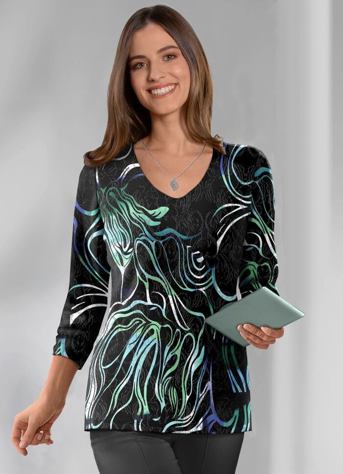 Pullover in Feinstrick 