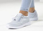 ELENA EDEN, komfortable Damen-Sneaker, Weite G, mit herausnehmbarem Fußbett BLEU