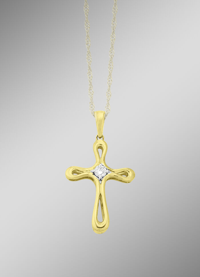 Klassischer Kreuz-Anh&auml;nger 