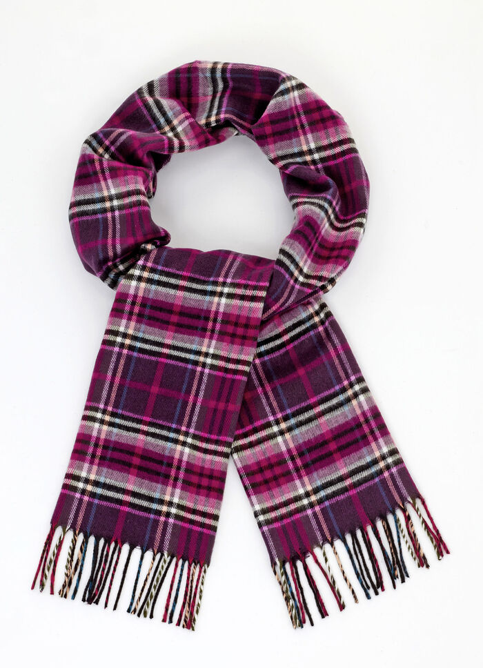 Schal mit Karodessin 