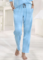 Hose aus Viskose und Elastan mit Kordelzug und Taschen 