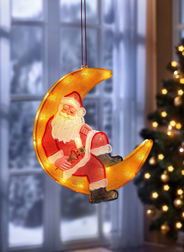 Beleuchtetes Fensterbild 