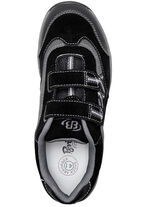 Sportliche Herren-Slipper, mit herausnehmbarem Fußbett SCHWARZ-GRAU