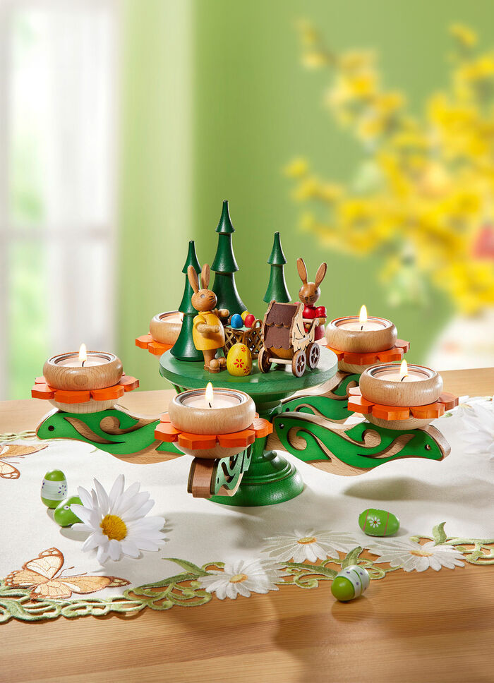 Teelichthalter aus Holz 