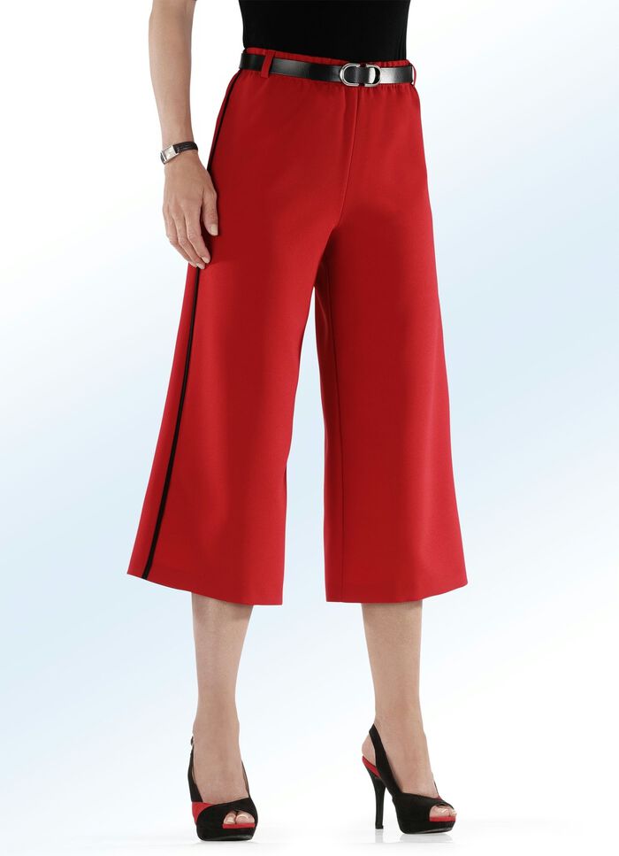 Rockhose mit angesagter Kontrastpaspel 