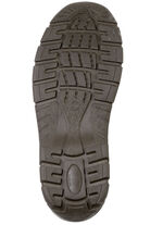 Schnür-Boot aus Nubukleder BRAUN-SCHWARZ