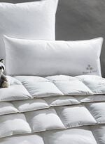 4-Jahreszeiten-Kissen Weiss & Edel von OBB, hergestellt in Deutschland 