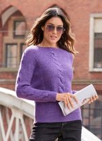 Pullover mit Karree-Ausschnitt 