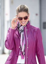 Schal mit Batik- und Fantasiedessin 