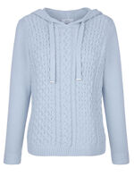 Kapuzenpullover aus reiner Baumwolle 