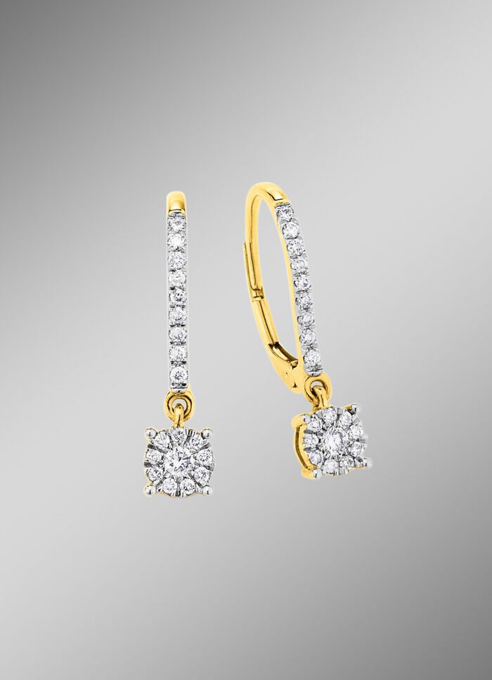 Ohrringe mit Brillanten 