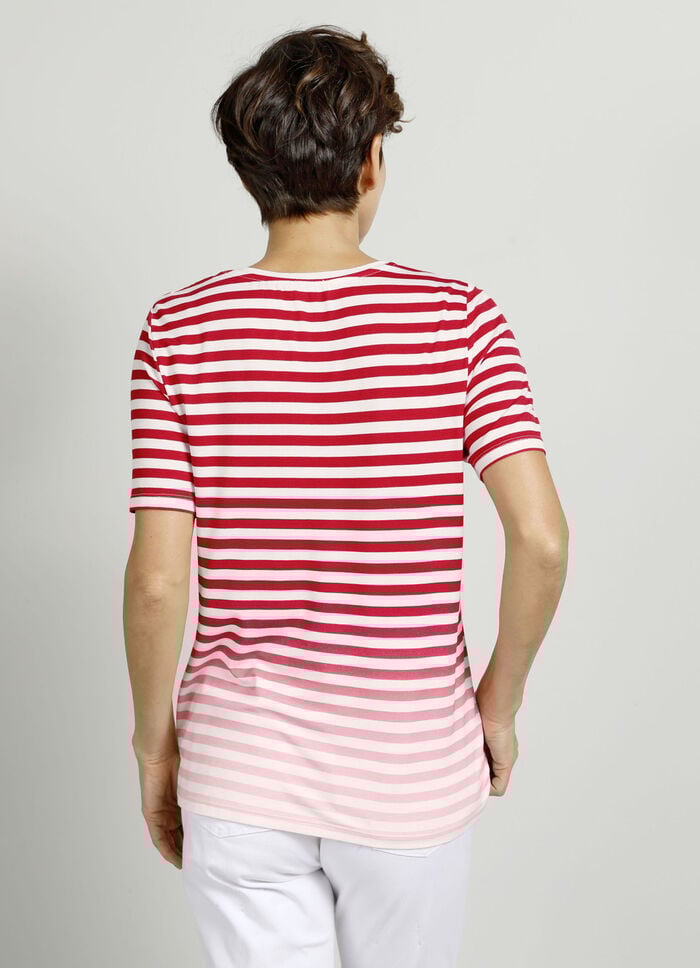 Shirt mit platziertem Druckmotiv 