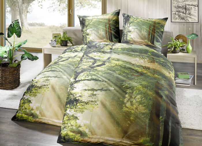 Renforc&eacute; Bettw&auml;sche-Garnitur mit Rei&szlig;verschluss 