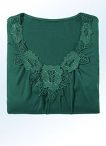 Zweierpack Nachthemden mit Spitze und kurzen Ärmeln 