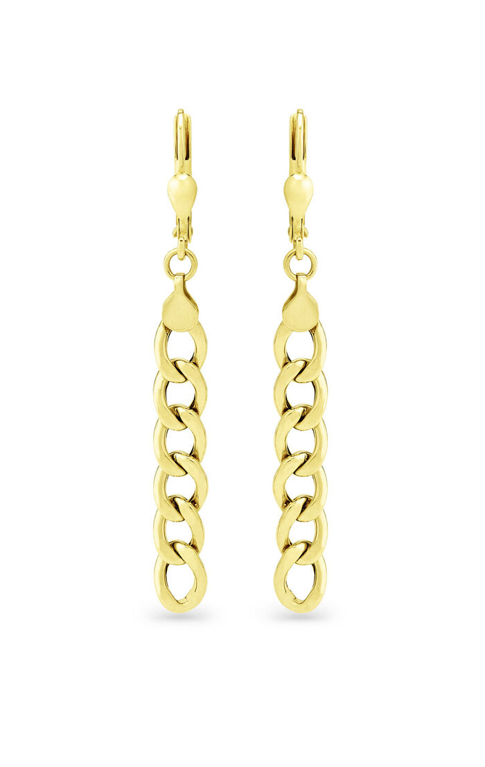 Lange Ohrh&auml;nger im Panzerketten-Design 