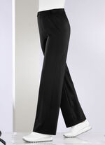 Hose in modischer Palazzo-Form SCHWARZ