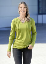 Shirt mit Biesen im Vorderteil 