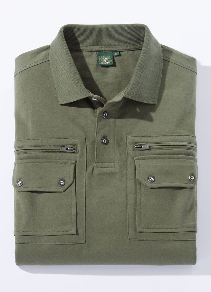 Poloshirt in 3 Farben OLIV