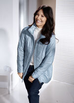 Jacke mit Smokeinsätzen 