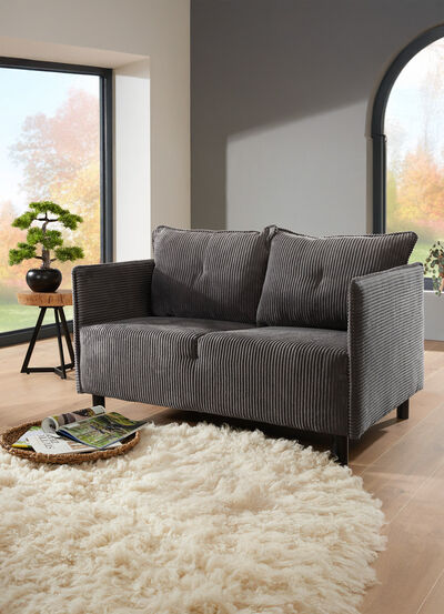 Polstermöbel mit dekorativem Cord-Bezug 