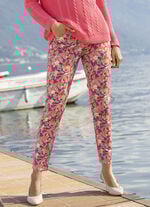 Hose mit farbbrillantem Inkjet-Druck ORANGE-BUNT