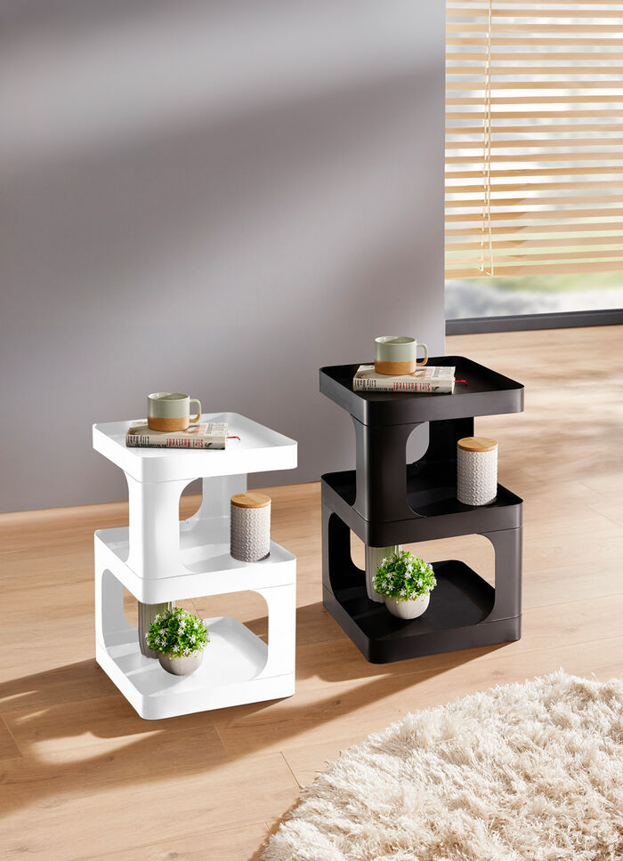 Moderner Beistelltisch aus Metall SCHWARZ