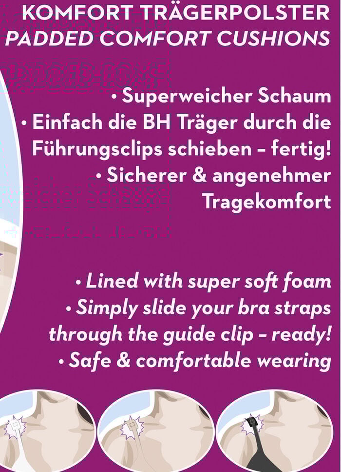 Miss Perfect 1 Paar Tr&auml;gerpolster 