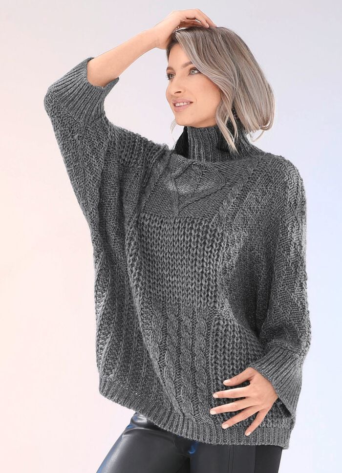 Pullover mit Alpaka und toller Struktur 